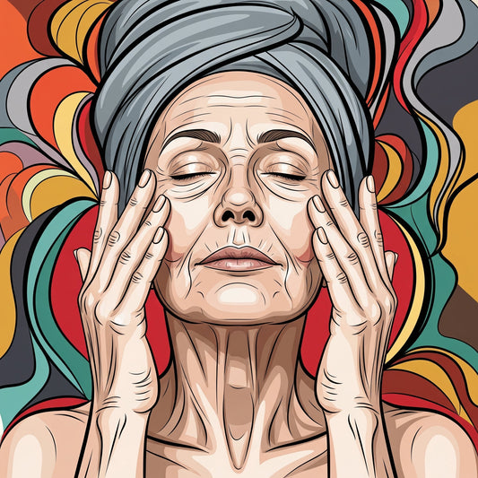 Massaging Mature Skin