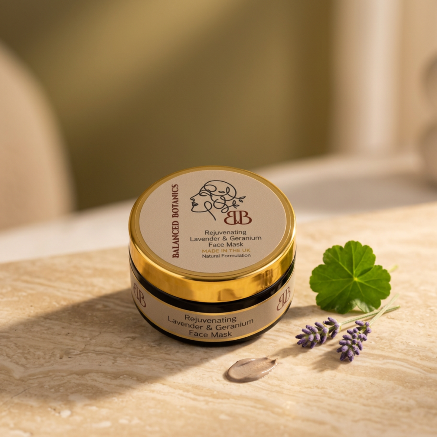 Rejuvenating Lavender & Geranium Face Mask 100ml