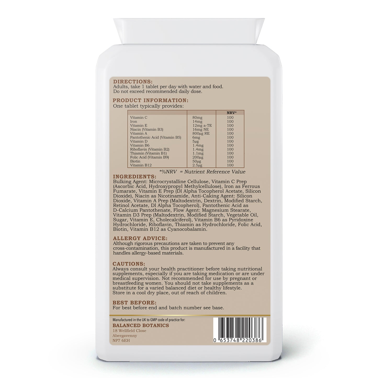 Vitality & Plus Iron