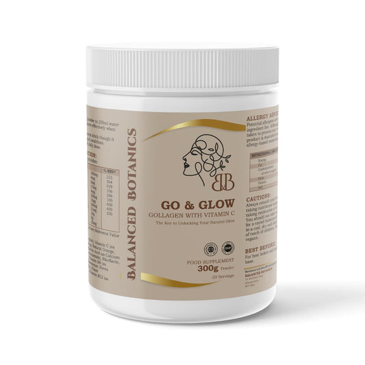 Go & Glow Collagen Powder Orange Flavour With Vitamin C