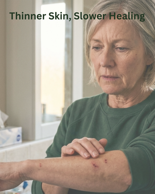 Have you noticed your skin seems to damage more easily and take longer to recover after 50?