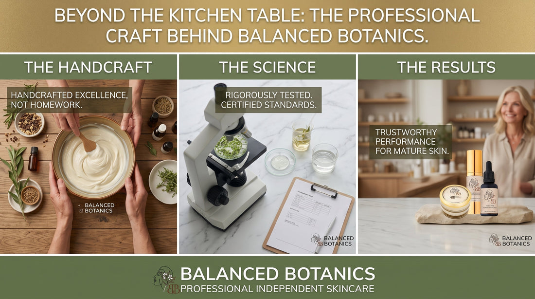Kitchen Table Hobby vs. Professional Craft: The Reality of Independent Skincare.