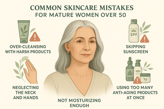 over 50 skincare mistakes