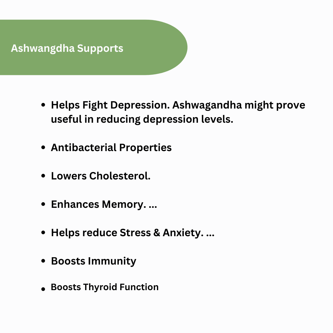 Ashwagandha Can Help