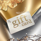 GIFT CARD IN GOLD AND WHITE