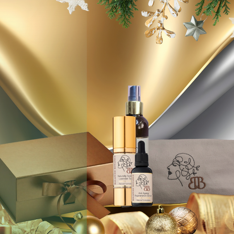 trio of products make up bag and box