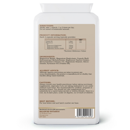 magnesium complex ingredients