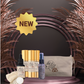 collections of skincare products in complimentary bag and reusable cleansing pads