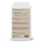 Supplement bottle label with directions, product information, ingredients, and storage details on a white background.